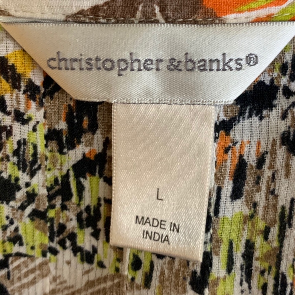 Christopher & Banks Shirt SZ - L - Picture 4 of 5